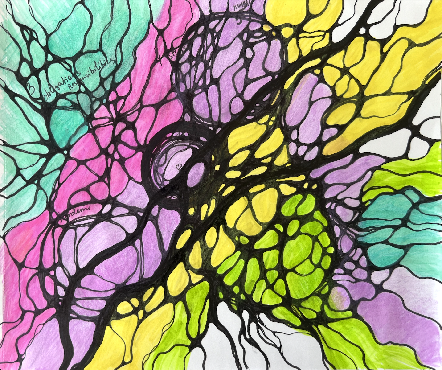 neurographic art drawing scribble 14