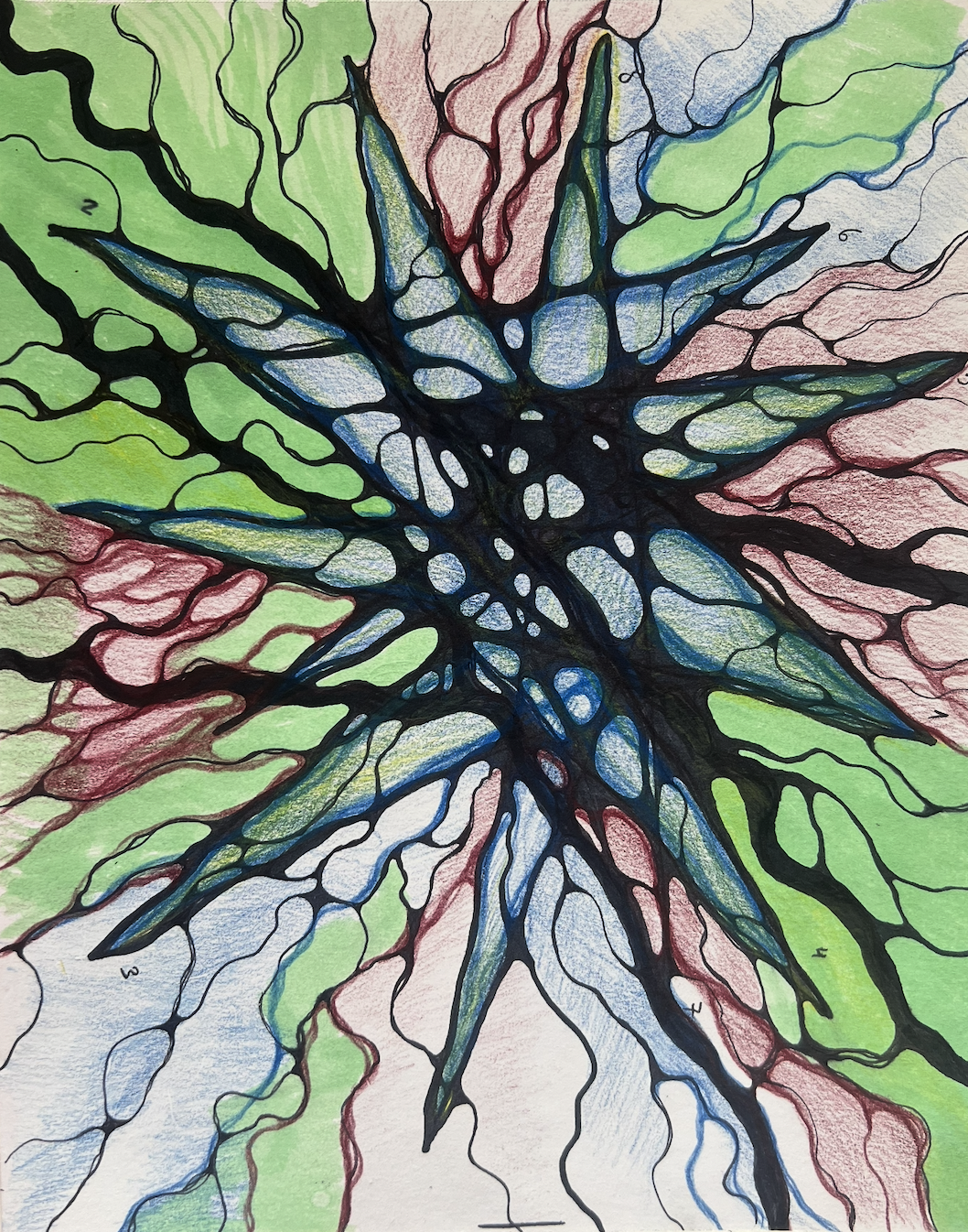 neurographic art drawing scribble 16