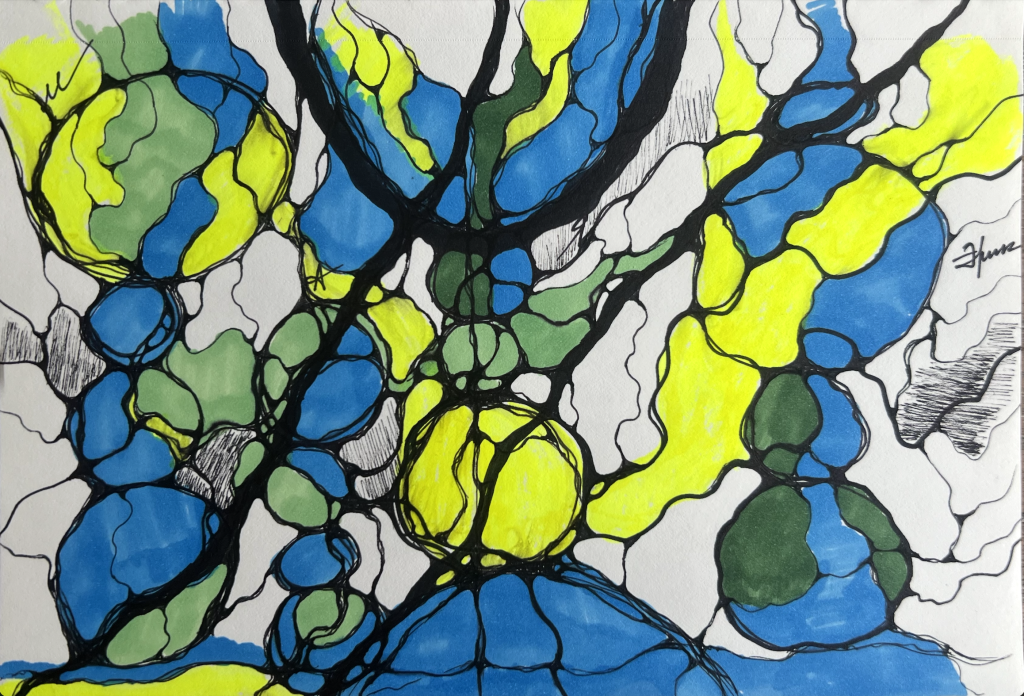 neurographic art drawing scribble 20