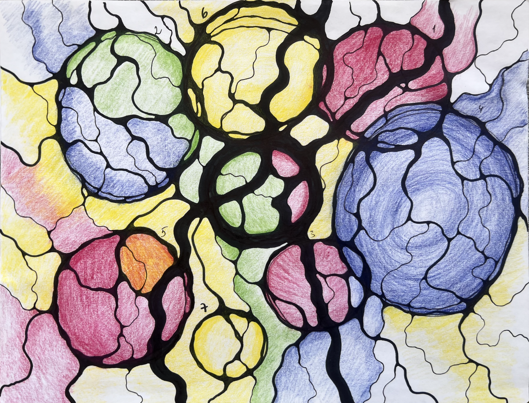 neurographic art drawing scribble 23