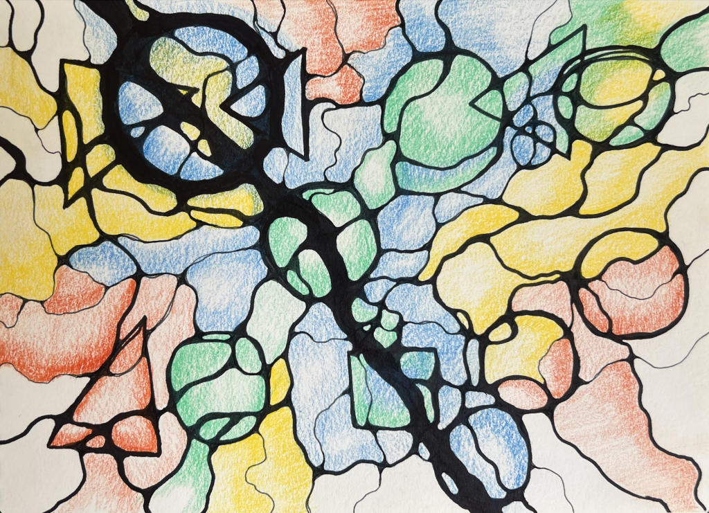 neurographic art drawing scribble 24
