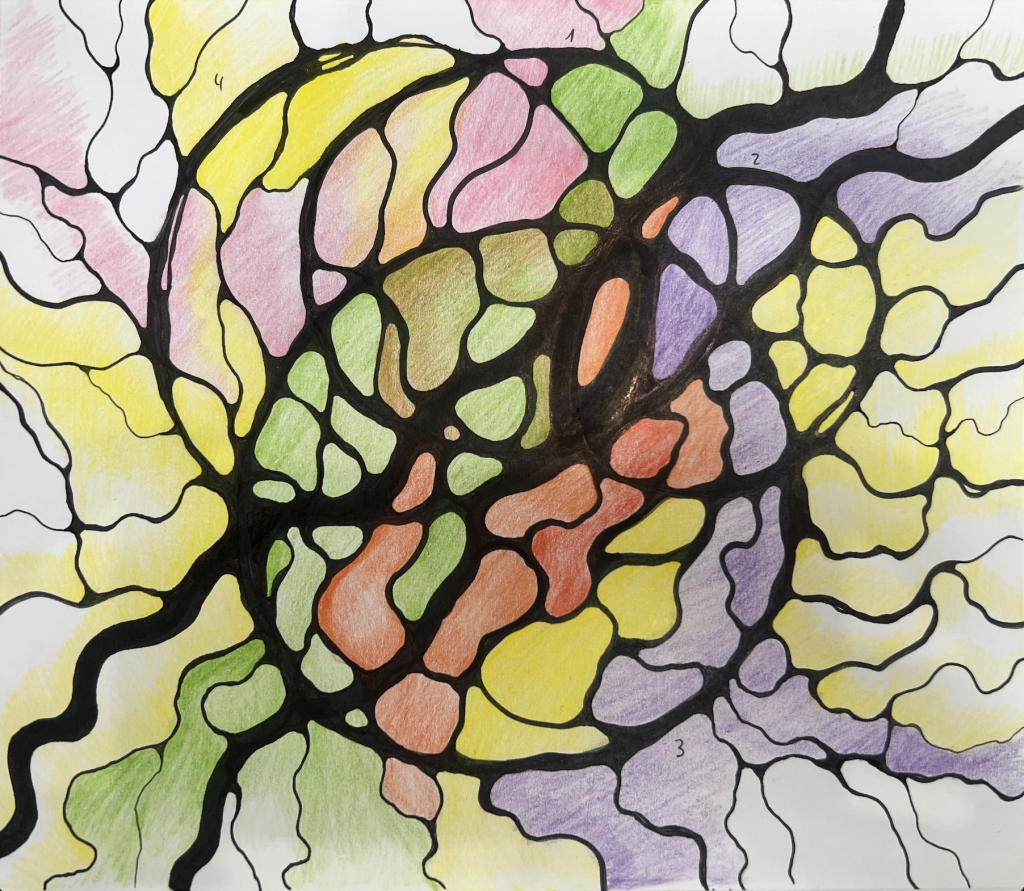 neurographic art drawing scribble 28