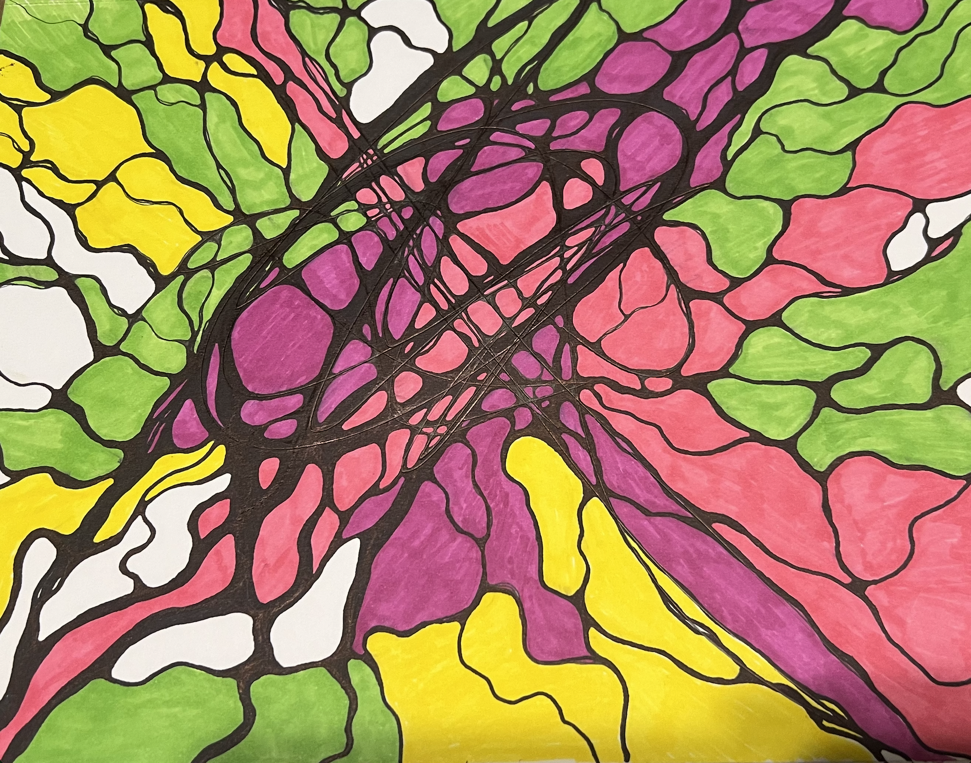 neurographic art drawing scribble 3