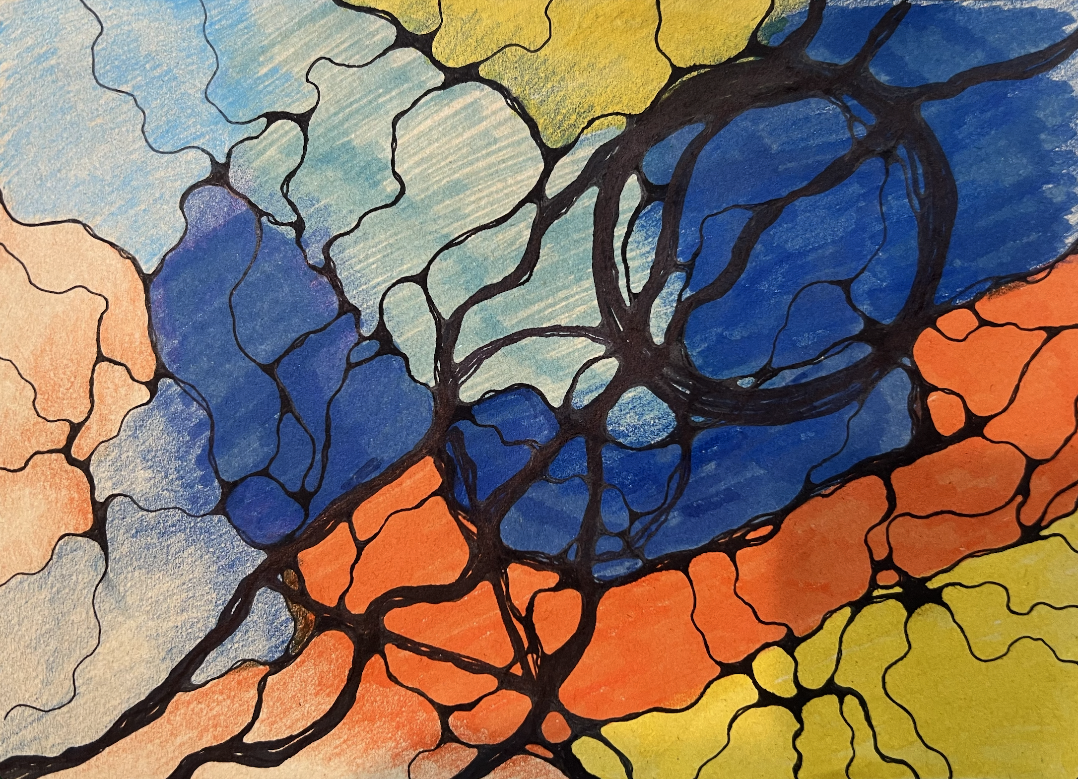 neurographic art drawing scribble 4