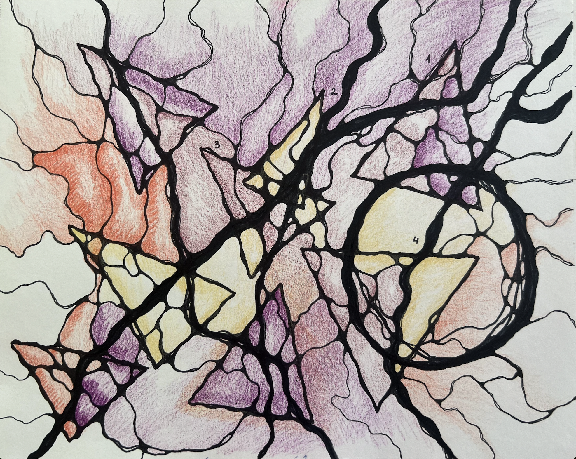 neurographic art drawing scribble 7
