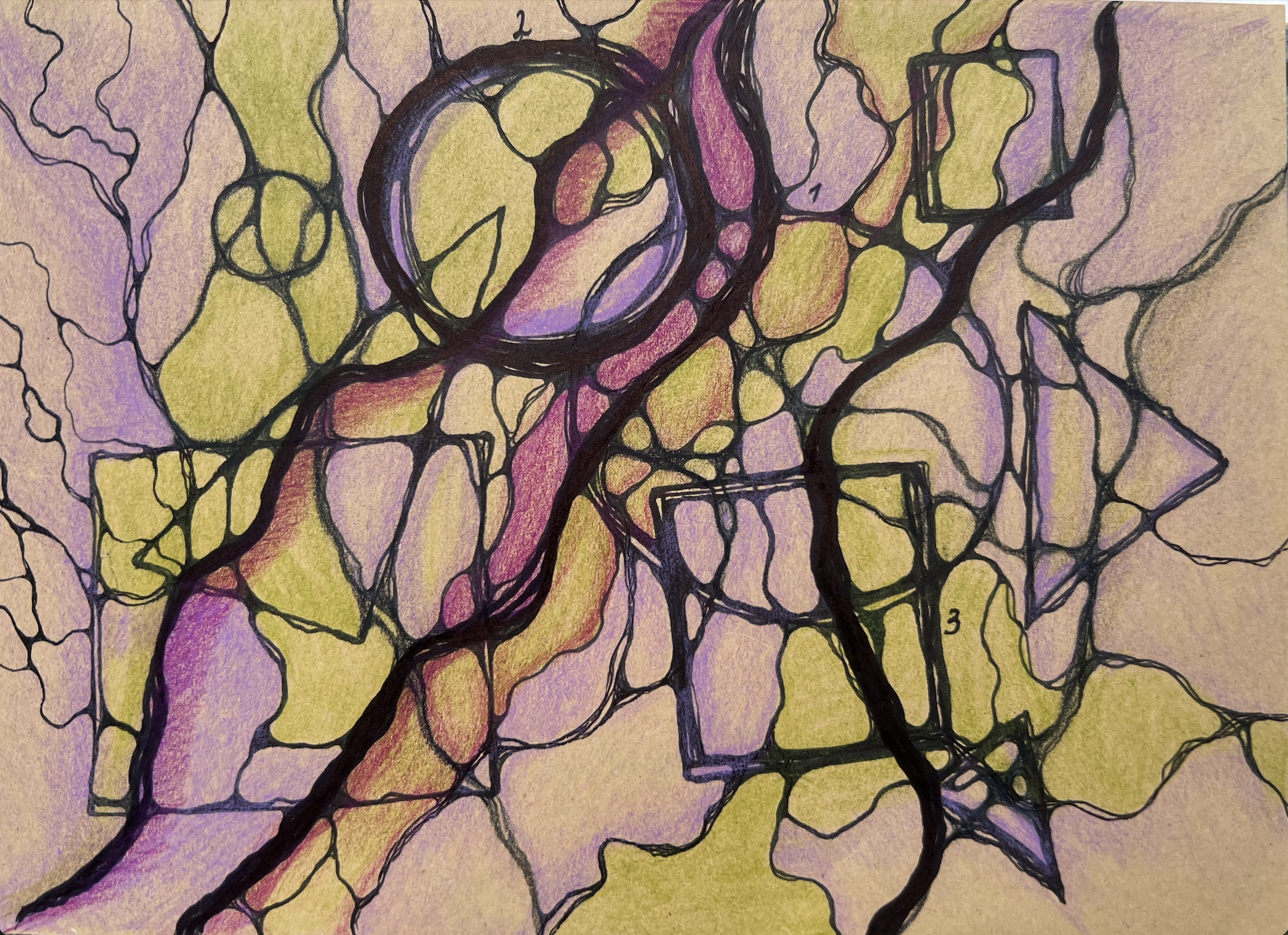 neurographic art drawing scribble 8