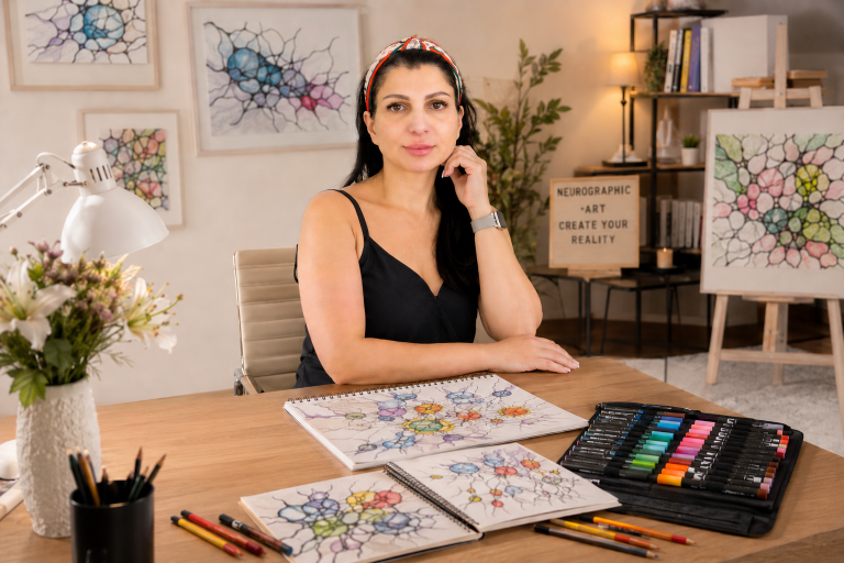 30-Minute Stress Relief with Neurographic Art
