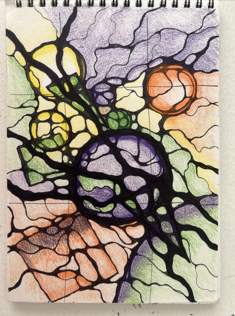 Neurographic Art Drawing Notepad 2 Scribble
